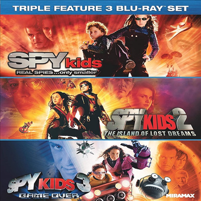 Spy Kids: 3 Movie Collection (스파이 키드: 3 무비 컬렉션)(한글무자막)(Blu-ray)