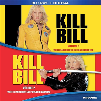 [미개봉/한글자막] Kill Bill: Volume 1 / Kill Bill: Volume 2 (킬 빌 - 1부 / 2부) (Blu-ray)