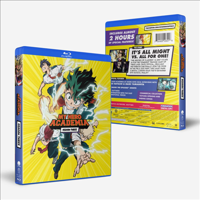 My Hero Academia: Season 3 (나의 히어로 아카데미아 시즌 3)(한글무자막)(Blu-ray)