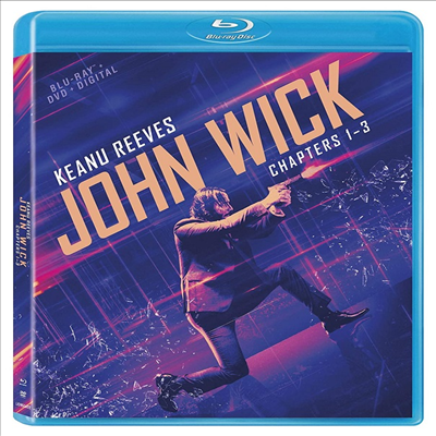 John Wick: Chapters 1-3 (존 윅 / 존 윅 - 리로드 / 존 윅 3: 파라벨룸)(한글무자막)(Blu-ray)