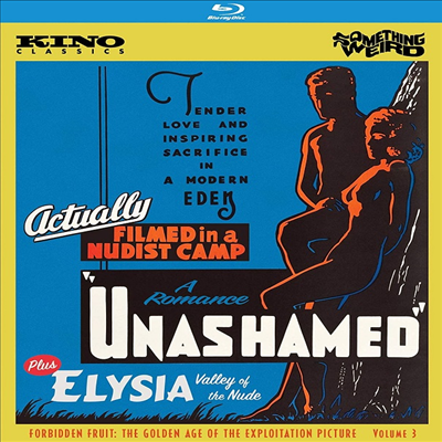 Unashamed: A Romance / Elysia (Valley Of The Nude) (언어쉐임드: 어 로맨스 / 엘리시아)(한글무자막)(Blu-ray)