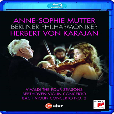 비발디: 사계 & 베토벤: 바이올린 협주곡 (Vivaldi: The Four Seasons & Beethoven: Violin Concerto) (Blu-ray) (2020) - Herbert von Karajan