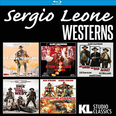 Sergio Leone Westerns - Five Film Collection (세르지오 레오네 웨스턴스 - 5 필름 컬렉션)(한글무자막)(Blu-ray)