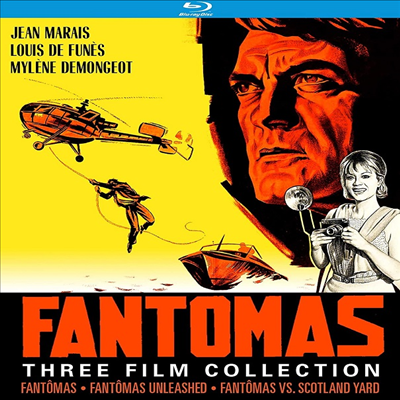 Fantomas: Three Film Collection (Fantomas / Fantomas Unleashed / Fantomas vs. Scotland Yard) (판 토마스: 3 필름 컬렉션)(한글무자막)(Blu-ray)