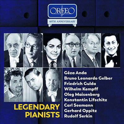 오르페오 40 주년 - 전설적인 피아니스트들 (Legendary Pianists) (10CD Boxset) - 여러 아티스트