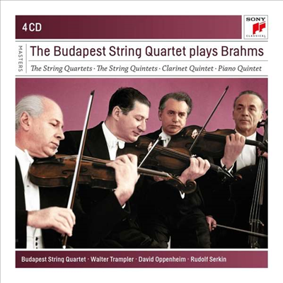 부다페스트 현악사중주단이 연주하는 브람스 (Budapest Strinq Quartet Play Brahms) (4CD) - Budapest String Quartet