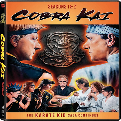 Cobra Kai: Seasons 1 &amp; 2 (코브라 카이: 시즌 1 &amp; 2)(지역코드1)(한글무자막)(DVD)