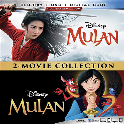 Mulan: 2-Movie Collection (뮬란: 2 무비 컬렉션)(한글무자막)(Blu-ray)