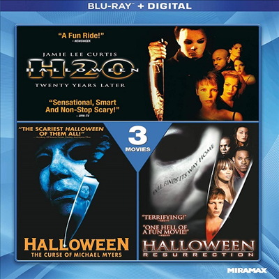 Halloween 3-Movie Collection (할로윈: 3 무비 컬렉션)(한글무자막)(Blu-ray)