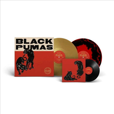 Black Pumas - Black Pumas (Ltd. Ed)(Gatefold)(Gold + Black/Red Vinyl)(2LP+7&quot; Single LP)