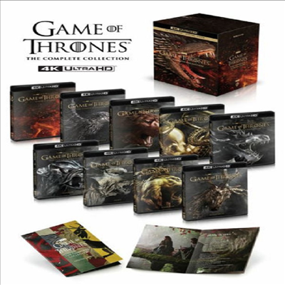 Game Of Thrones: The Complete Collection (왕좌의 게임: 더 컴플리트 컬렉션) (4K Ultra HD)(한글무자막)(Boxset)