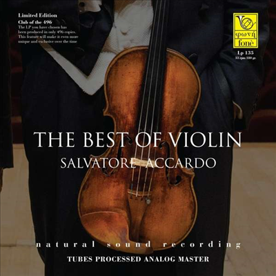 살바토레 아카르도 - 베스트 바이올린 (Salvatore Accardo - The Best of Violin) (180g)(LP) - Salvatore Accardo