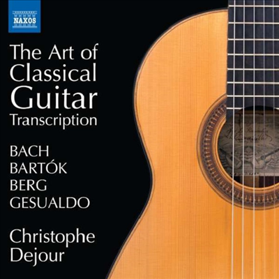 아름다운 기타 편곡집 (The Art of Classical Guitar Transcriptio)(CD) - Christophe Dejour