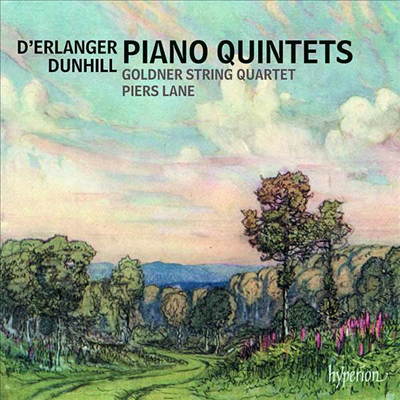 던힐 &amp; 데란제: 피아노 오중주 (Dunhill &amp; d&#39;Erlanger: Piano Quintets)(CD) - Goldner String Quartet