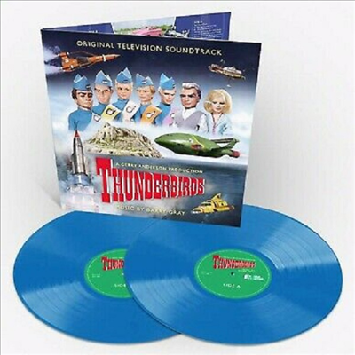 Barry Gray - Thunderbirds (선더버드) (Soundtrack)(Ltd. Ed)(Gatefold)(Blue Vinyl)(2LP)