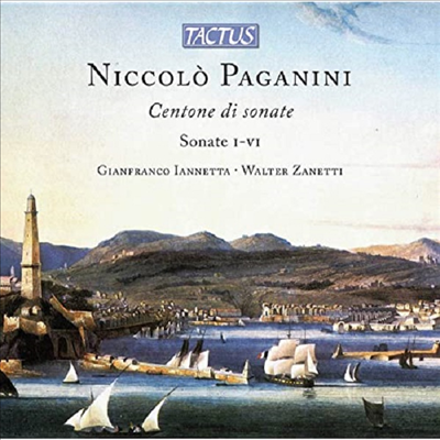 파가니니: 바이올린과 기타 이중주 (Paganini: Centone Di Sonate Op.64 - Sonate I-VI)(CD) - Gianfranco Iannetta