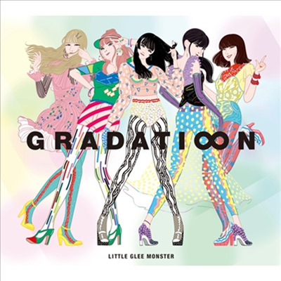 Little Glee Monster (리틀 글리 몬스터) - Gradati∞n (3CD+1Blu-ray) (초회생산한정반 B)