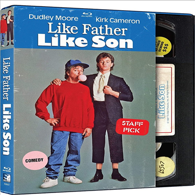 Like Father, Like Son (Retro VHS Packaging) (하몬드가의 비밀) (1987)(한글무자막)(Blu-ray)