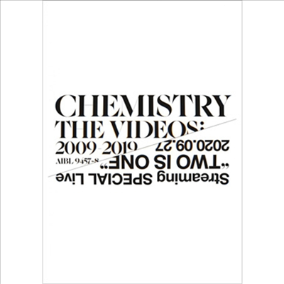 Chemistry (케미스트리) - The Videos : 2009-2019 (2Blu-ray)(Blu-ray)(2021)
