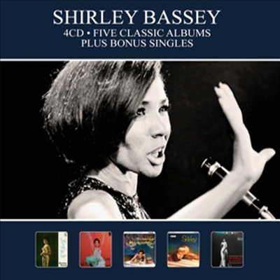 Shirley Bassey - Five Classic Albums Plus Bonus Singles (Remastered)(Digipack)(4CD)