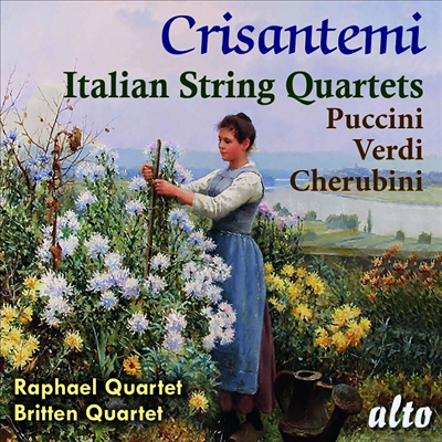 국화 - 이탈리아 현악 사중주 (Crisantemi - Italian String Quartets)(CD) - Raphael Quartet