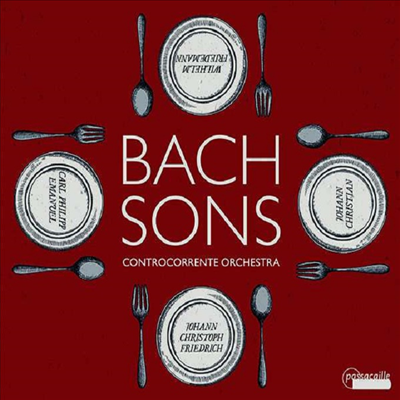 바흐 아들들의 작품집 (Works By the Bach Sons)(CD) - Conctrocorrente Orchestra