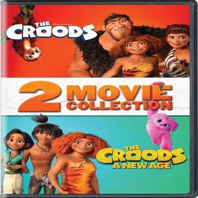 The Croods / The Croods: A New Age (크루즈 패밀리 / 크루즈 패밀리: 뉴 에이지)(지역코드1)(한글무자막)(DVD)