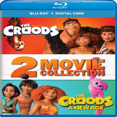 The Croods / The Croods: A New Age (크루즈 패밀리 / 크루즈 패밀리: 뉴 에이지)(한글무자막)(Blu-ray)