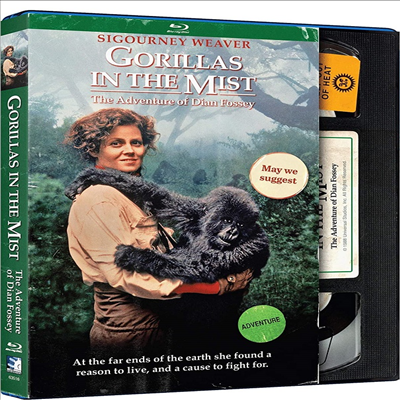 Gorillas in the Mist (Retro VHS Packaging) (정글 속의 고릴라) (1988)(한글무자막)(Blu-ray)