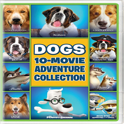 Dogs: 10-Movie Adventure Collection (독스: 10 무비 어드벤쳐 컬렉션)(지역코드1)(한글무자막)(DVD)
