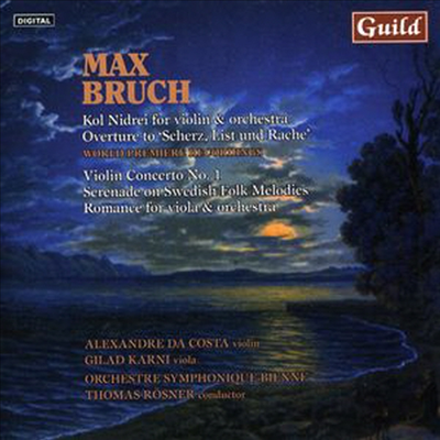 브루흐: 바이올린 협주곡 1번, 콜 니드라이, 세레나데, 로망스 (Bruch: Violin Concerto, Kol Nidrei, Serenade, Romance)(CD) - Alexandre Da Costa