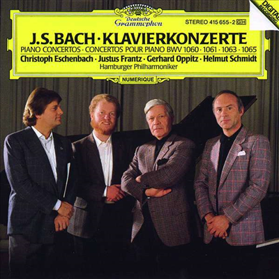 바흐: 두 대, 세 대 & 네 대를 위한 피아노 협주곡 (Bach: Concertos for 2,3 & 4 Pianos) (180g)(LP) - Christoph Eschenbach