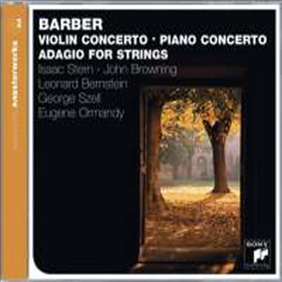 바버 : 바이올린 협주곡, 피아노 협주곡, 현을 위한 아다지오 (Barber : Violin Concerto, Piano Concerto & Adagio For Strings)(CD) - Isaac Stern