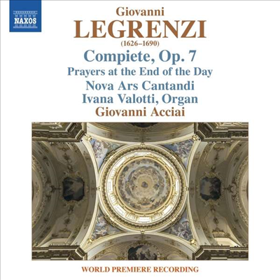레그렌치: 저녁 기도 (Legrenzi: Compiete, Op.7)(CD) - Giovanni Acciai