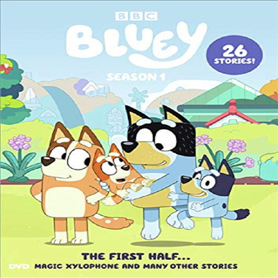 Bluey: Season 1 - The First Half (Eps 1-26) (블루이: 시즌 1-1) (2018)(지역코드1)(한글무자막)(DVD)(DVD-R)
