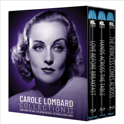 Carole Lombard Collection II: Hands Across The Table / Love Before Breakfast / Princess Comes Across (캐롤 롬바드 컬렉션 2)(한글무자막)(Blu-ray)