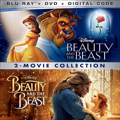 Beauty And The Beast (미녀와 야수 1991) / Beauty And The Beast (미녀와 야수 2017)(한글무자막)(Blu-ray)