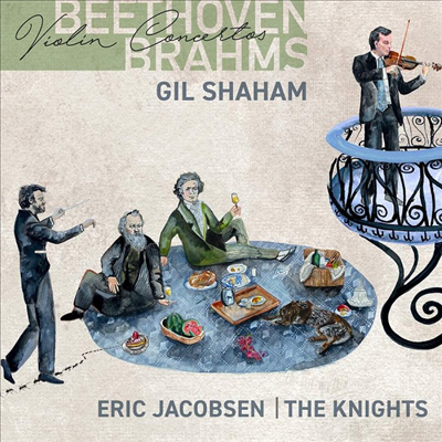 베토벤 & 브람스: 바이올린 협주곡 (Beethoven & Brahms: Violin Concertos)(Digipack)(CD) - Gil Shaham