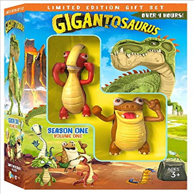 Gigantosaurus: Season 1 - Volume 1 (with Figurines) (기간토사우루스: 시즌 1 - 볼륨 1) (2019)(지역코드1)(한글무자막)(DVD)