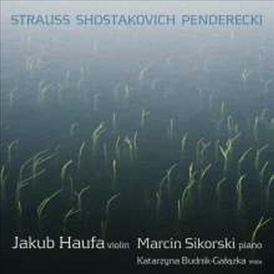 R. 슈트라우스, 쇼스타코비치: 바이올린 소나타, 펜데레츠키: 샤콘느 (R. Strauss, Shostakovich: Violin Sonata, Penderecki: Ciaccona for Violin & Viola in memoriam Giovanni Paolo II)(CD) - Jakub Haufa