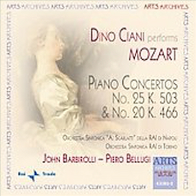 모차르트 : 피아노 협주곡 20번 K466 &amp; 25번 K503 (Mozart : Piano Concerto No.20 &amp; 25)(CD) - Dino Ciani