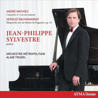 마티유: 피아노 협주곡 4번 &amp; 라흐마니노프: 파가니니 주제에 의한 광시곡 (Mathieu: Piano Concerto No.4 &amp; Rachmaninov: Rhapsody on A Theme of Paganini, Op. 43)(CD) - Jean-Philippe Sylvestre