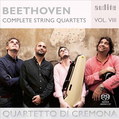베토벤: 현악 사중주 8집 - 3 &amp; 10번 (Beethoven: Complete String Quartets Vol.8) (SACD Hybrid) - Quartetto di Cremona