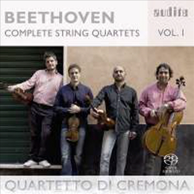 베토벤: 현악 사중주 전곡 1집 - 6, 11 & 16번 (Beethoven: String Quartets Complete Vol.1 - Nos. 6, 11 & 16) (SACD Hybrid) - Quartetto di Cremona