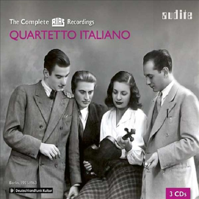 이탈리아 사중주단 RIAS 레코딩 전집 (Quartetto Italiano The Complete Rias Recording) (3CD) - Quartetto Italiano