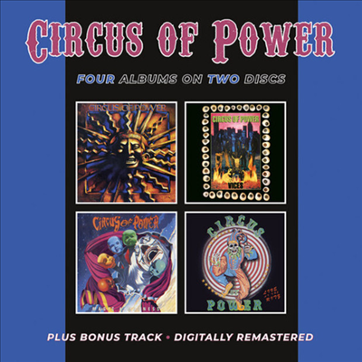 Circus Of Power - Circus Of Power / Vices / Magic & Madness / Live At The Ritz (2CD)