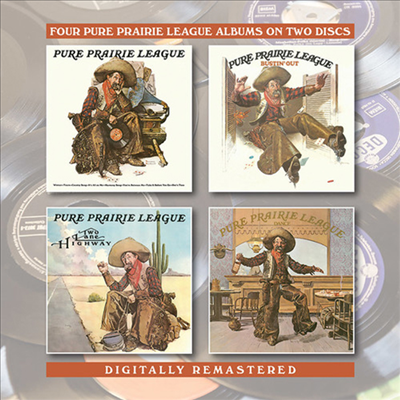 Pure Prairie League - Pure Prairie League / Bustin Out / Two Lane Highway / Dance (2CD)