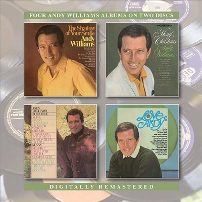 Andy Williams - The Shadow Of Your Smile / Merry Christmas / Born Free / Love, Andy (Digitally Remastered)(2CD)