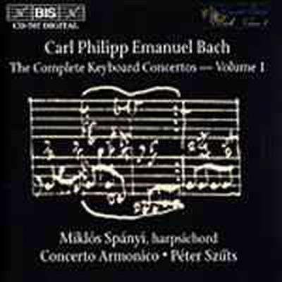 C. P. E. Bach : Complete Keyboard Concertos, Volume 1 (CD) - Miklos Spanyi