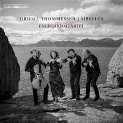 그리그, 시벨리우스 & 톰메센: 현악 사중주 작품집 (Grieg, Sibelius & Thommessen: String Quartets) (SACD Hybrid) - Engegard Quartet